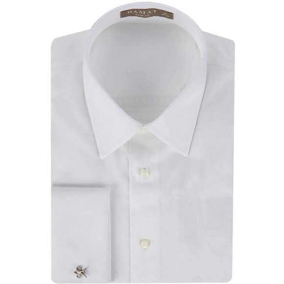 DAMAT White Comfort Dress Shirt - Picture 1 of 4